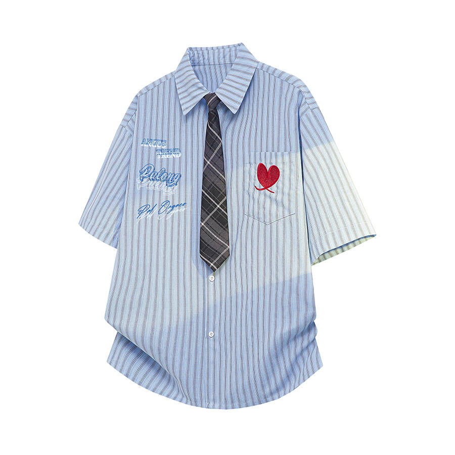 PAL ONGACO Shirts Unisex Lapel Moderate Straight Fit