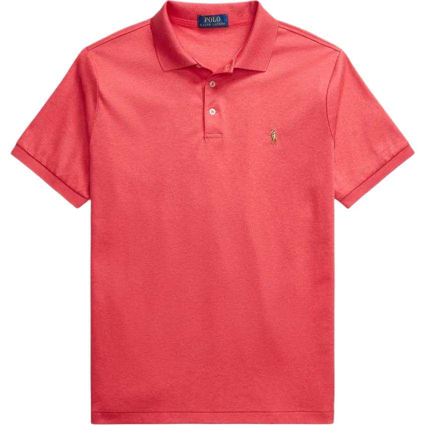 Polo Ralph Lauren Polo Shirts Men's Red Polo Collar Moderate Straight Fit