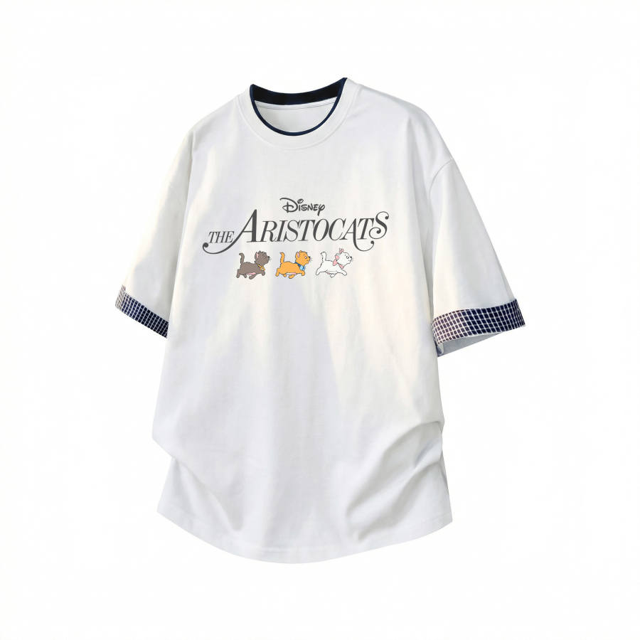 Disney T Shirts Unisex Crew Neck Moderate Straight Fit