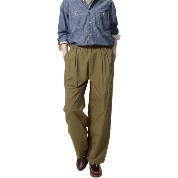 UNIQLO Casual Pants Women's 57 Dark Olive Moderate Straight Fit Pants