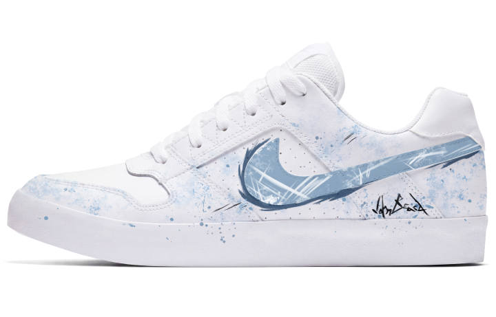 Nike Nike SB Delta Skateboard Shoes Unisex Low Top Blue/White
