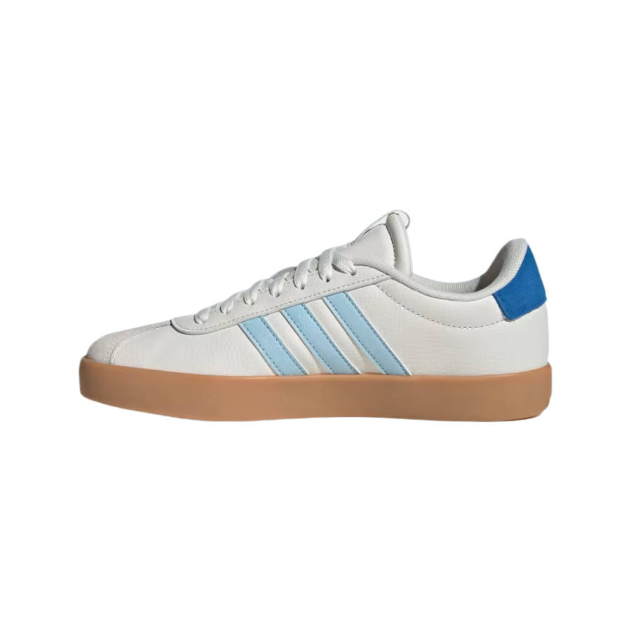 Adidas Adidas VL COURT 3.0 Training Shoes Women's Low Top Core White/Ice Blue/Gold Metal