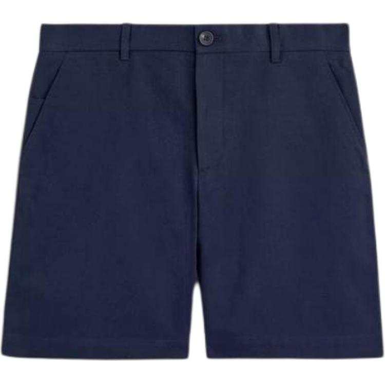 COS Casual Pants Men's Navy Blue Moderate Straight Fit Pants
