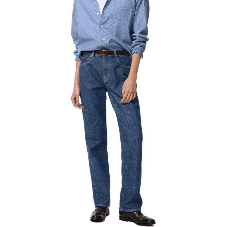 UNIQLO Jeans Women's Dark Blue Moderate Straight Fit Pants