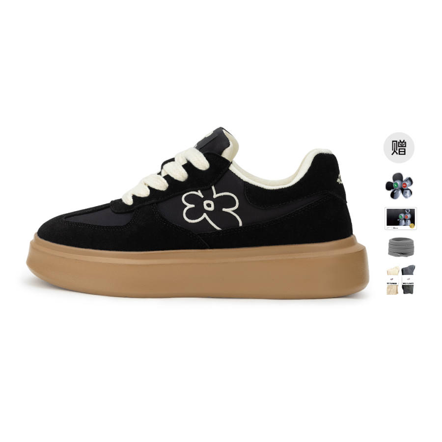 WE FLOWER Small Flower Shoes German Army Trainers Unisex