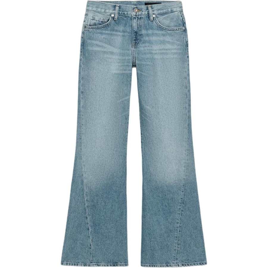 ZARA ZW Jeans Women's Medium Blue Moderate Flared Pants