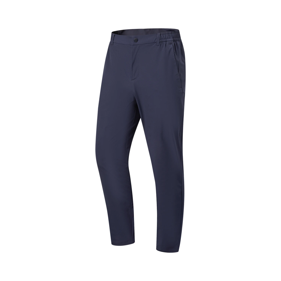 Li-Ning Li Ning Fitness Series Sports Pants Men's Ink Blue Moderate Straight Fit Pants