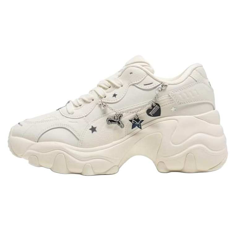 PUMA Pulsar Wedge Low top Casual Shoes Women's Ecru