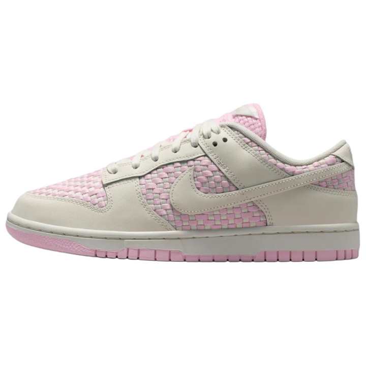 Nike Nike Dunk Skateboard Shoes Women's Low Top Beige Pink