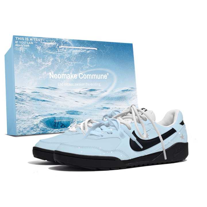 Nike Nike Terra Manta Casual Shoes Women's Low Top Light Blue & Multicolor Black