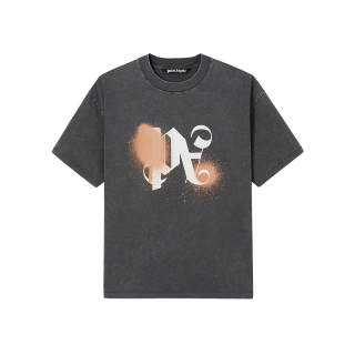 PALM ANGELS T Shirts Unisex Crew Neck Moderate Straight Fit