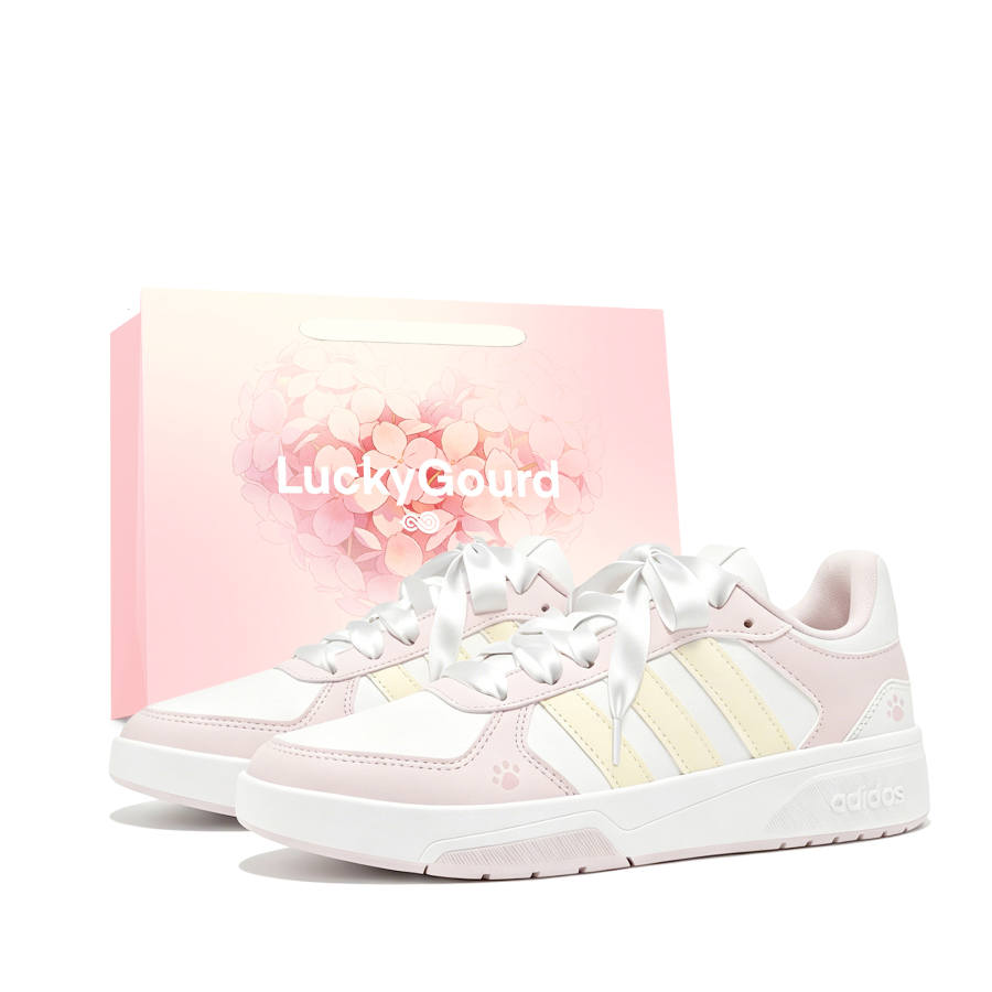 Adidas Adidas COURTBEAT Skateboard Shoes Unisex Low Top Yellow