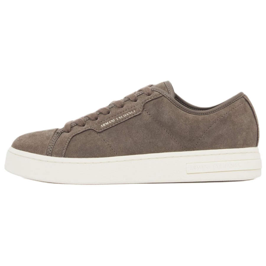 ARMANI EXCHANGE Skateboard Shoes Men's Low Top Brown