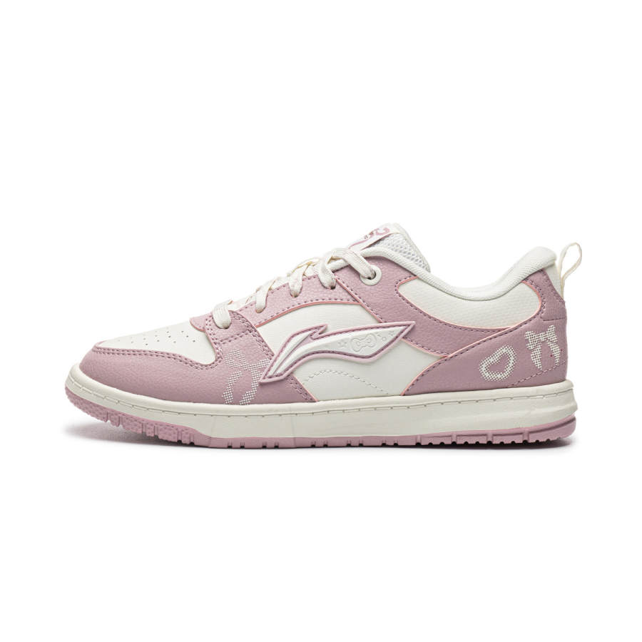 Li-Ning Li Ning Tianji LITE Skateboard Shoes Women's Low Top Coconut Milk White/Galalith Pink