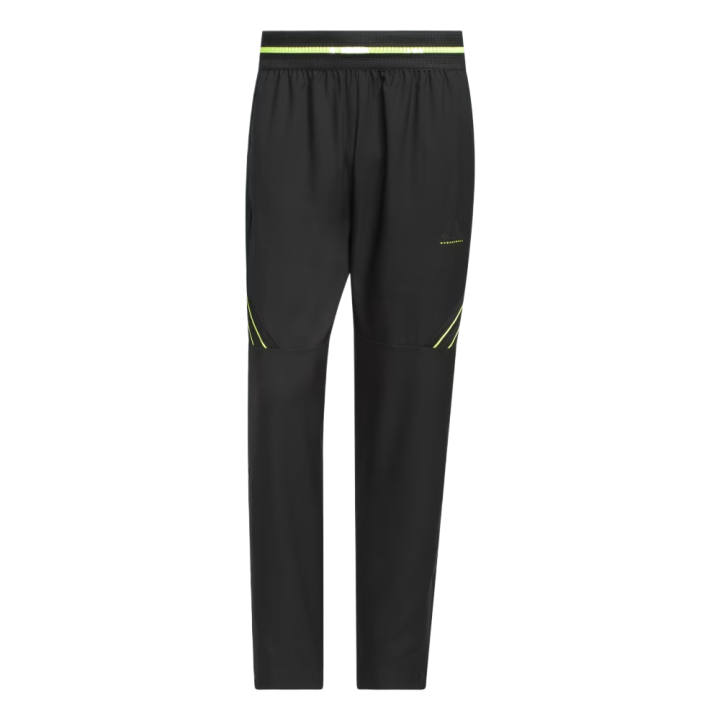 Adidas Adidas Basketball Shorts Men's Black/Lemon Moderate Cuffed Pants