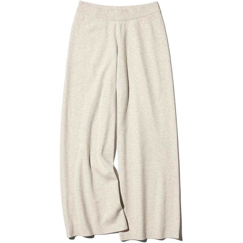 UNIQLO Casual Pants Women's Ivory Moderate Straight Fit Pants