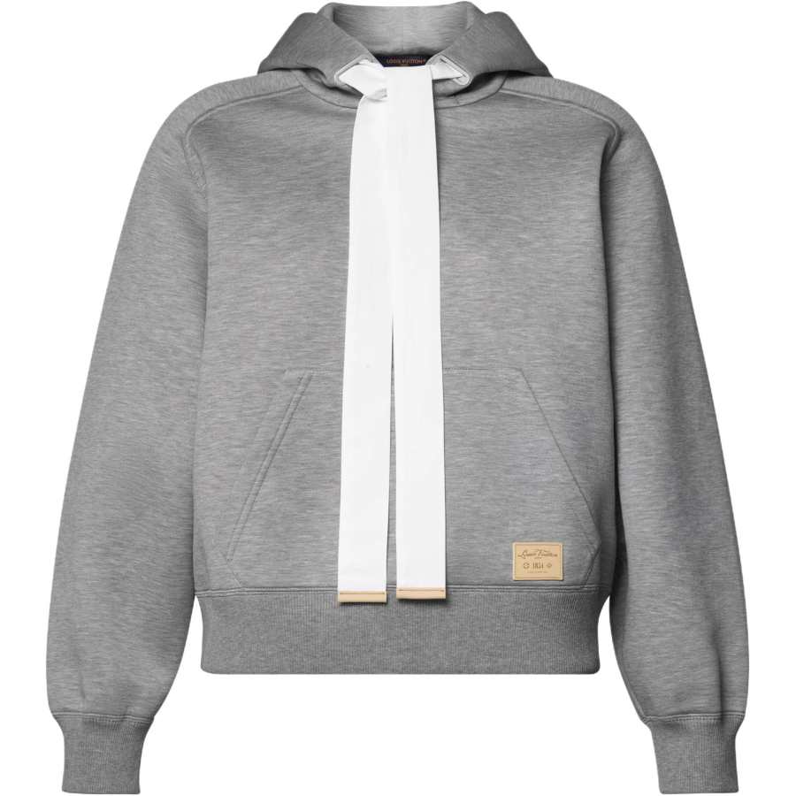 LOUIS VUITTON Sweatshirts Women's Gray Hooded Non Detachable Moderate Other