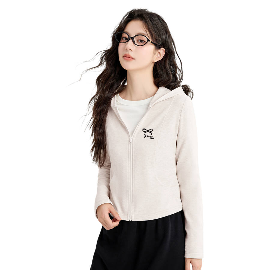 MINISO Sweatshirts Women's Hooded Moderate Regular