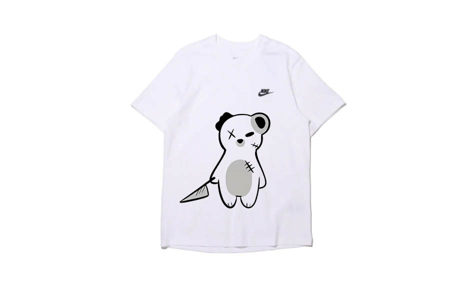 Nike Nike Sportswear T Shirts Men's White Crew Neck Thin Straight Fit