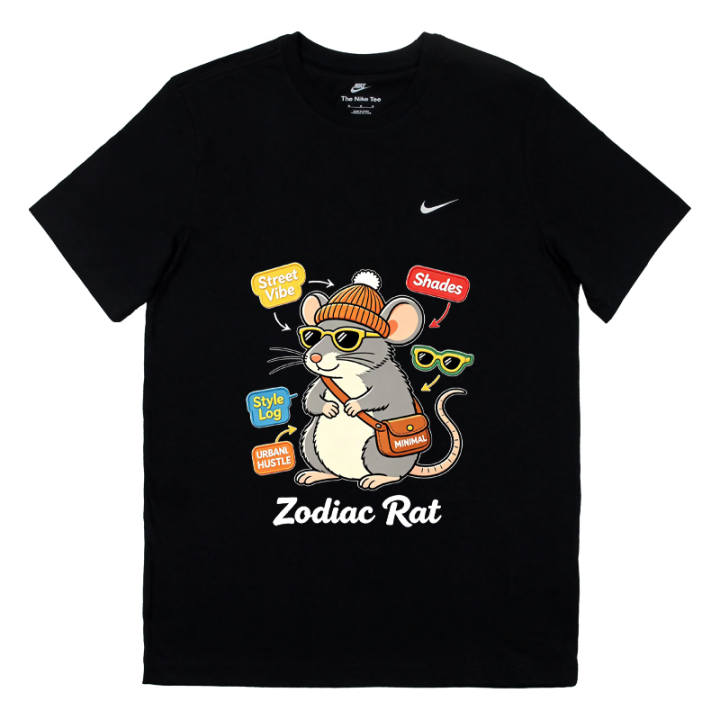 Nike Nike Sportswear T Shirts Men's Black Crew Neck Moderate