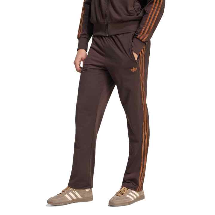 Adidas Adidas Knitted Sweatpants Men's Aurora Coffee/Dark Copper Moderate Straight Fit Pants