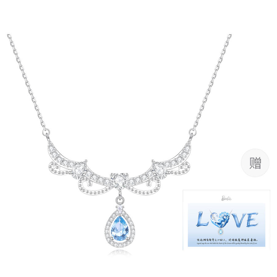 Barbie Crystal Necklaces Women's
