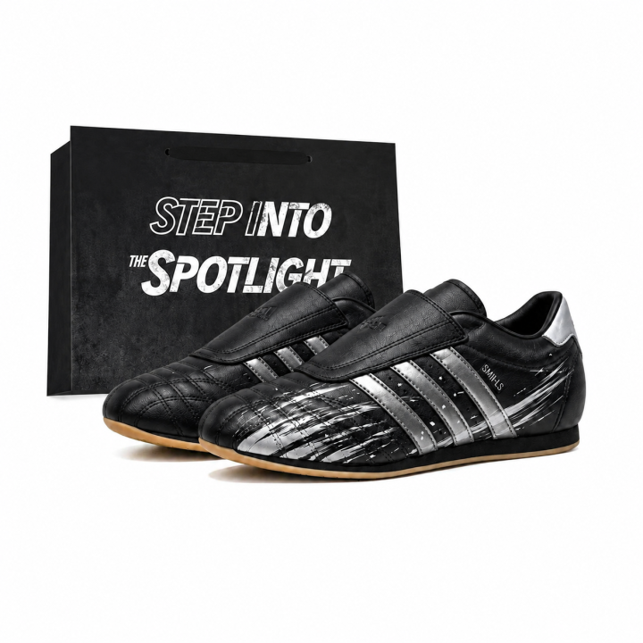 Adidas Adidas Taekwondo Training Shoes Unisex Low Top Black/Silver/Gray