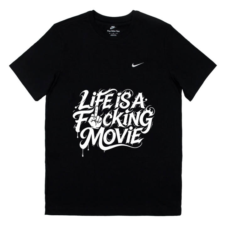 Nike Nike Sportswear T Shirts Men's Black Crew Neck Moderate