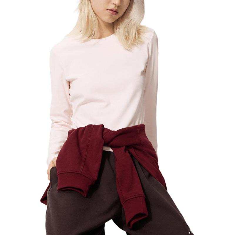 UNIQLO T Shirts Women's Pastel Pink Crew Neck