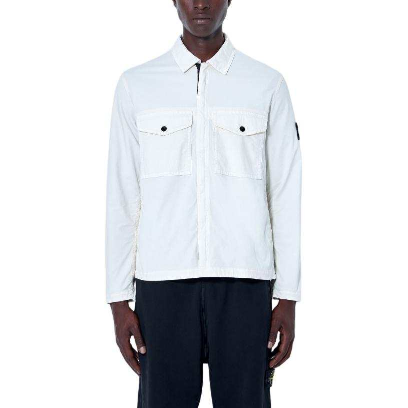STONE ISLAND FW26 Shirts Men's White Moderate