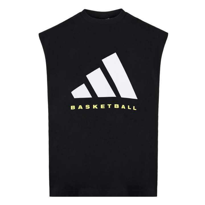 Adidas Adidas Tank Tops Men's Black Crew Neck Moderate Other