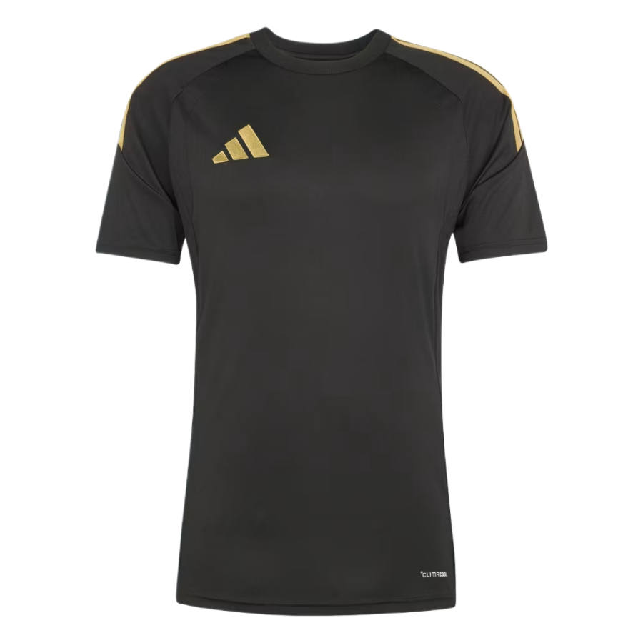 Adidas Adidas Soccer Jerseys Men's Black/Deep Football Gold Crew Neck Moderate