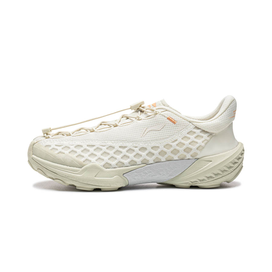 Li-Ning Li Ning Film Fufeng 2 Casual Shoes Women's Low Top Mist White/Clam Pink Gray