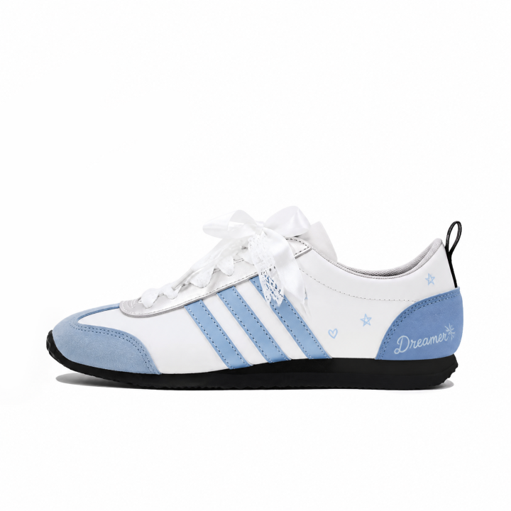 Adidas Adidas VS JOG 2.0 German Army Trainers Unisex Low Top Blue/White