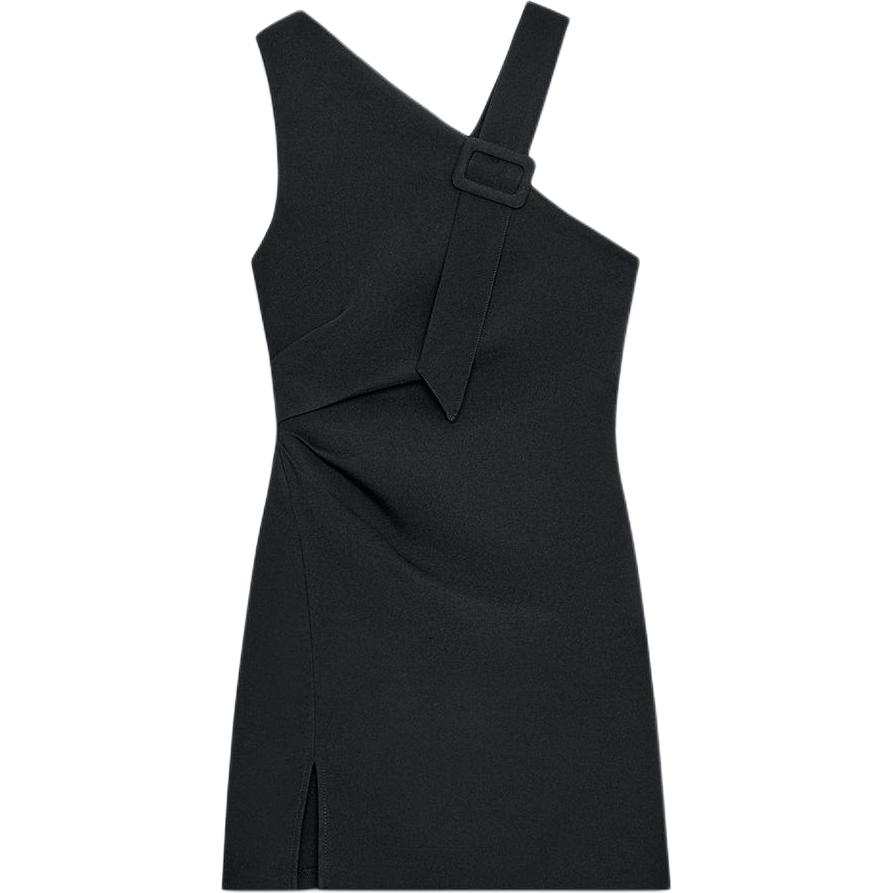 ZARA Sleeveless Dresses Women's Black Moderate