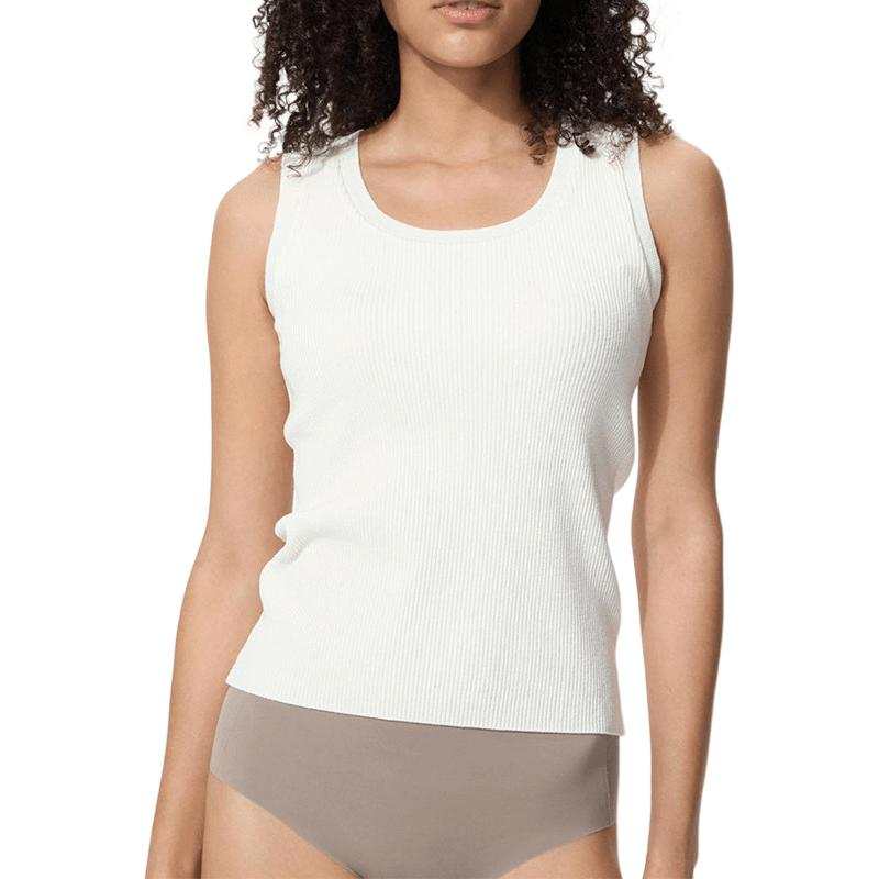 UNIQLO Tank Tops Women's 01 Ivory Other