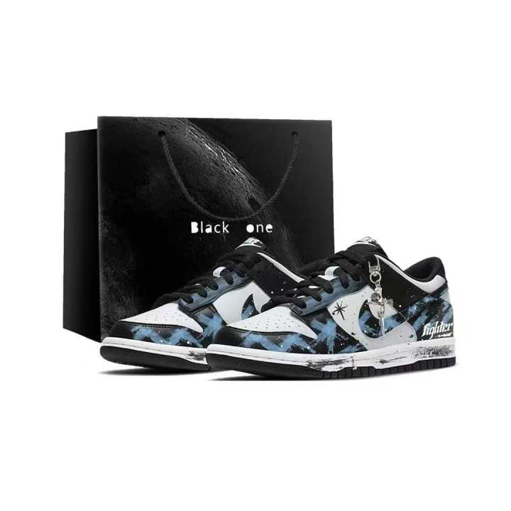 Nike Nike Dunk Skateboard Shoes Men's Low Top Blue