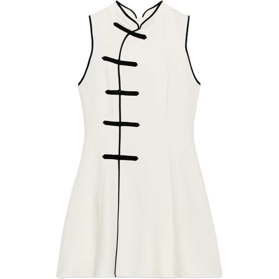 ZARA Sleeveless Dresses Women's White Moderate