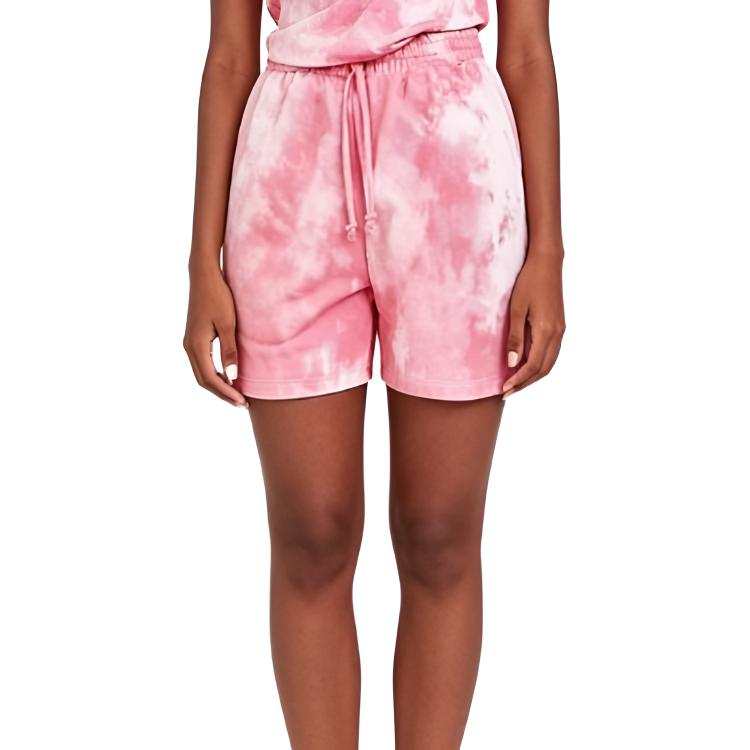Adidas Adidas Sports Shorts Women's Soft Pink+White Color Combination Moderate Other