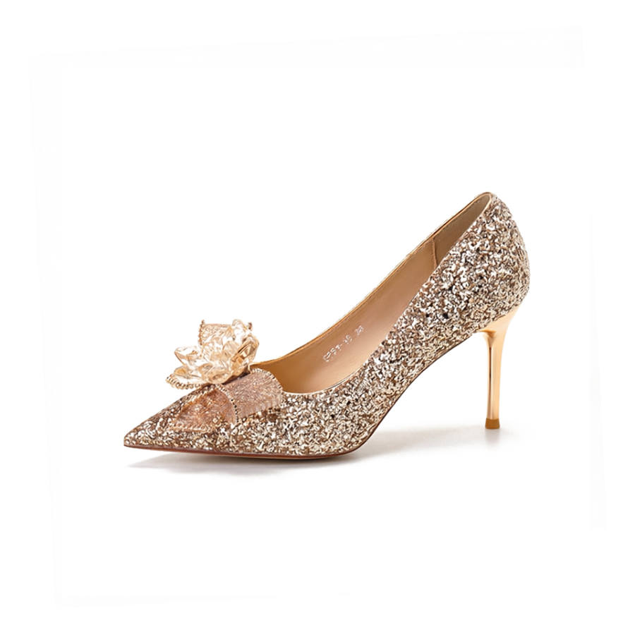Barbie High Heels Women's Champagne/Silver