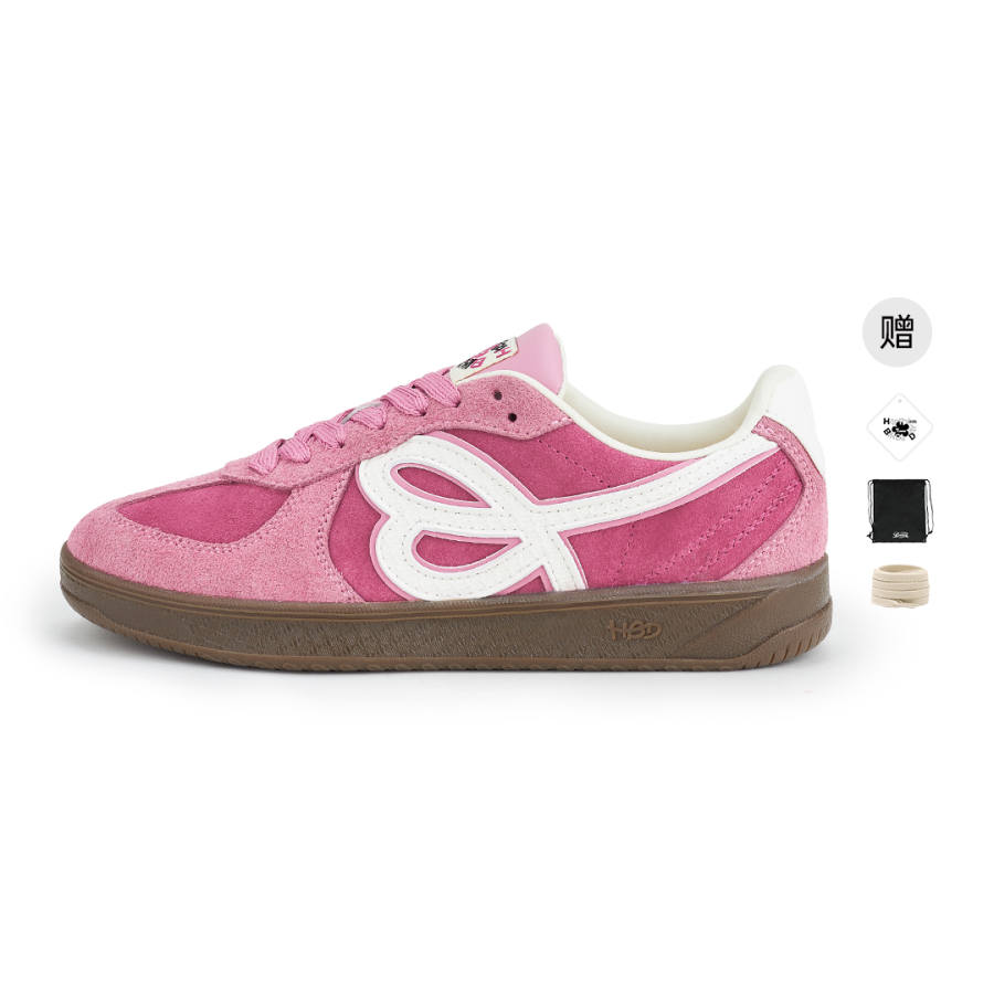 WE FLOWER X HBD Collaboration Little Flowers Shoes Breathable Height Increasing Low top Platform German Army Trainers