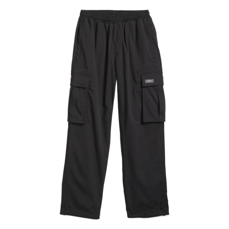 Adidas Originals Skateboarding Cargo Pants Unisex Black Moderate Straight Fit Pants