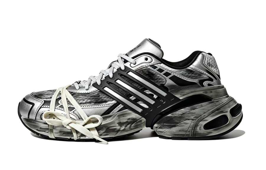 Adidas Originals ADISTAR XLG Chunky Sneakers Unisex Low Top Silver Black Gray Beige Multicolor