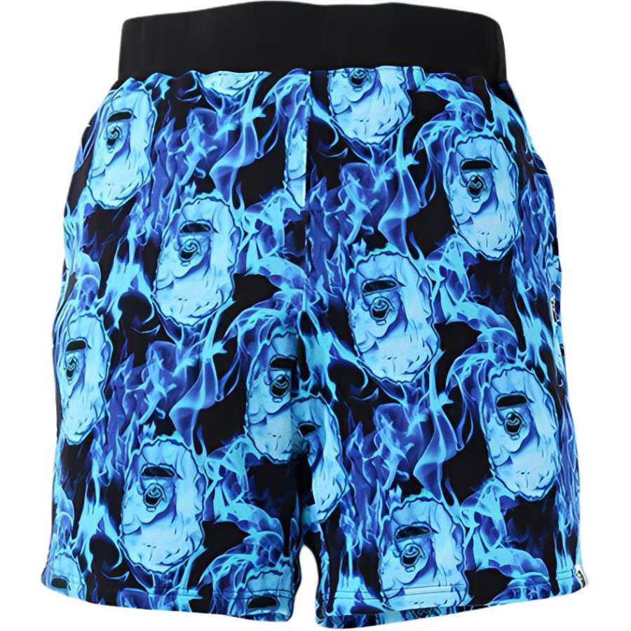 A BATHING APE Head Series Casual Shorts Unisex