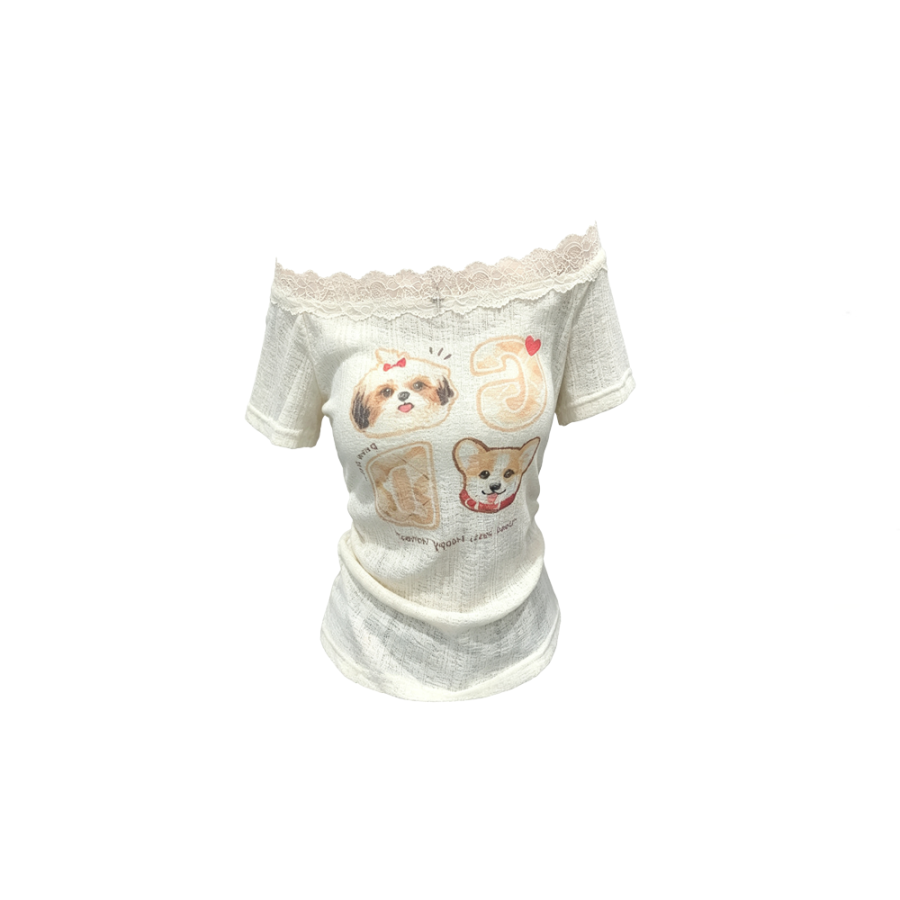 CPAURA T Shirts Women's Apricot Square Collar Thin Nipped In Waist