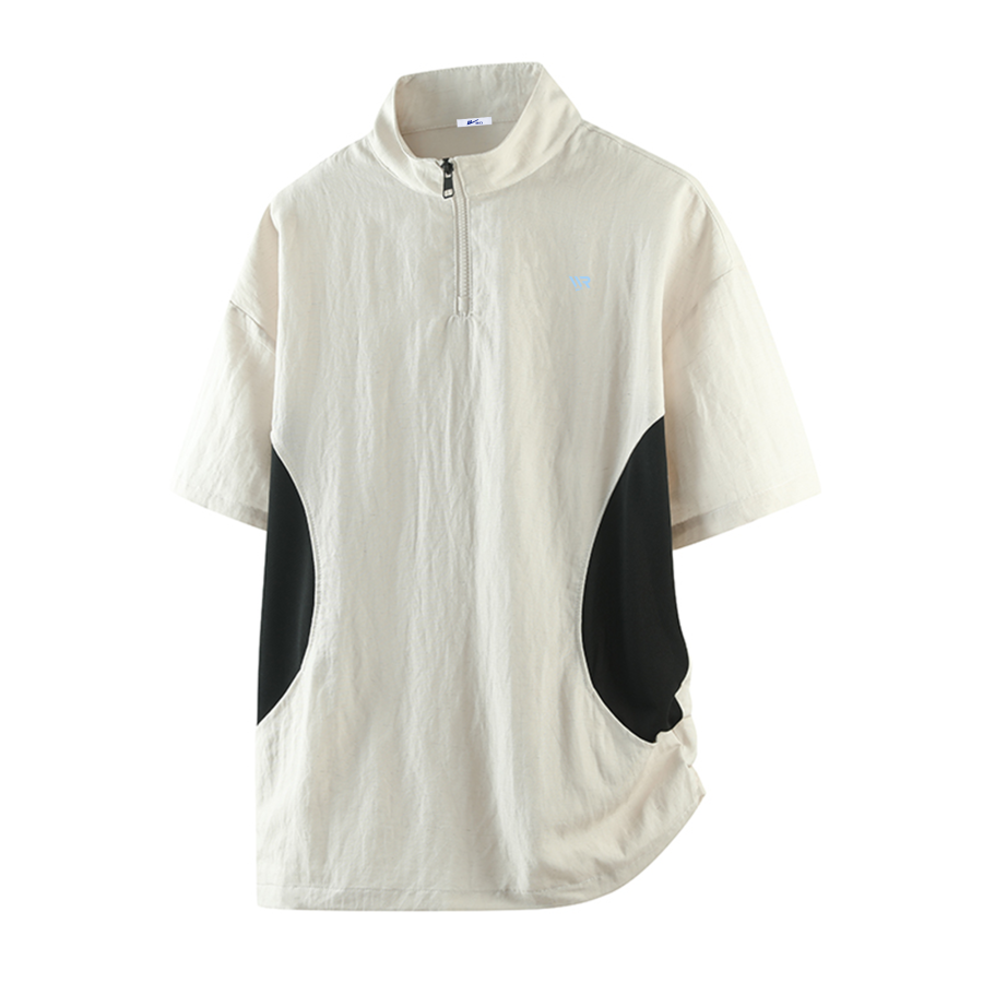 WARRIOR WARRIOR Polo Shirts Unisex Half Turtleneck Thin Straight Fit