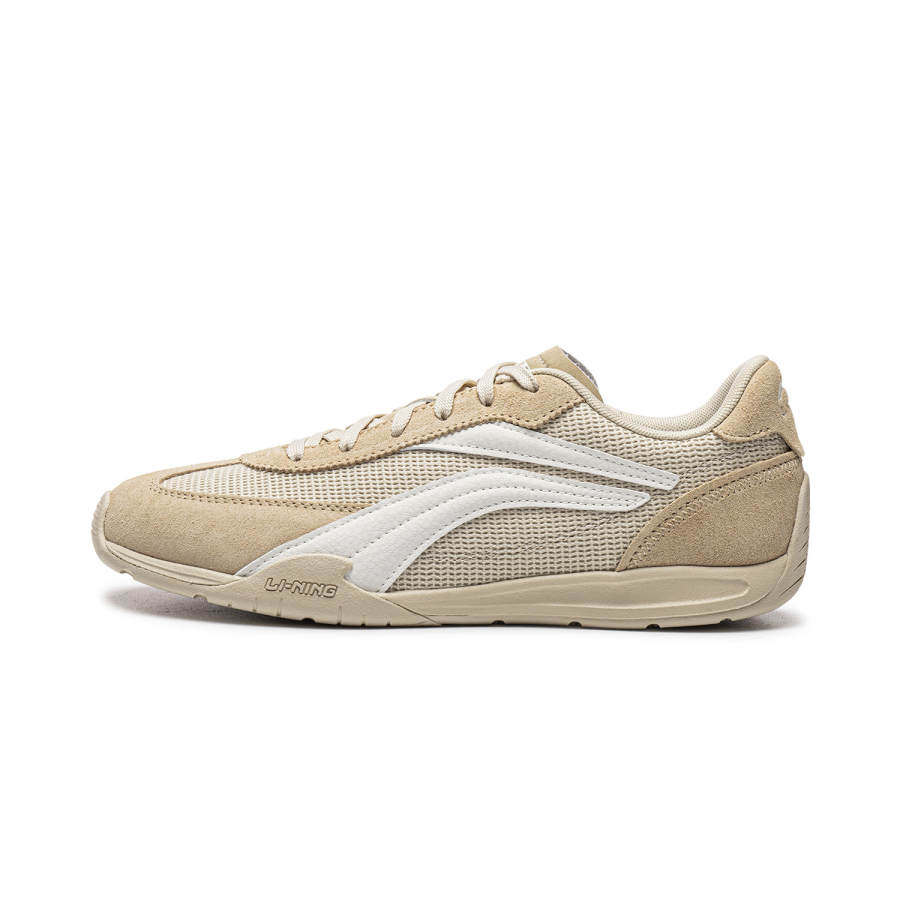 Li-Ning Li Ning Film TURBO Casual Shoes Women's Low Top Sand Apricot/Mist White