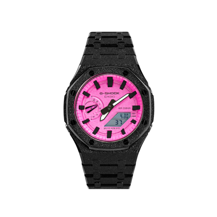 CASIO CASIO Custom Collection Quartz Movement Watch Unisex Pink Watch Dial