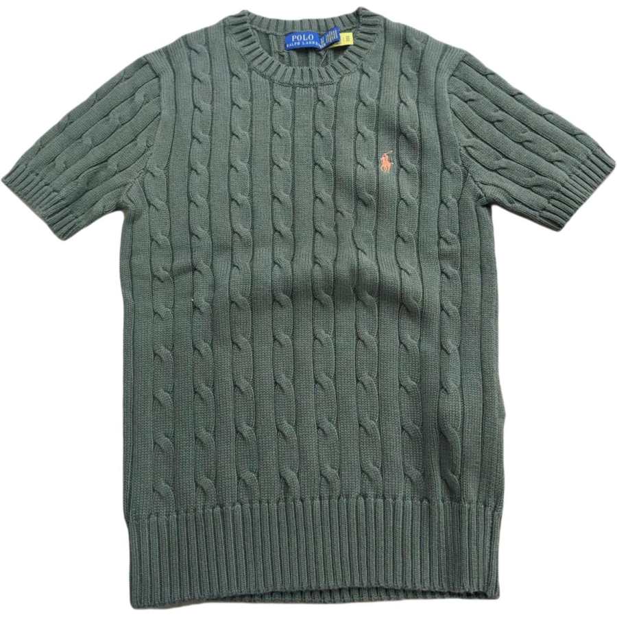 Polo Ralph Lauren Knitwear Women's Green Crew Neck Moderate Straight Fit
