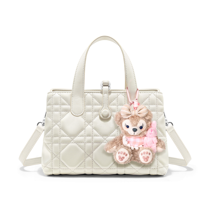 Disney Pu Handbag Regular Women's Ecru/Light Pink